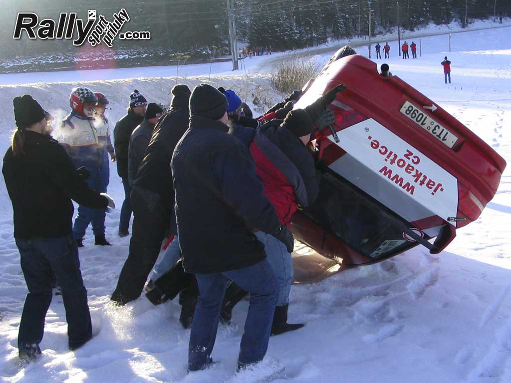 Havárie na Jänner rally 2008