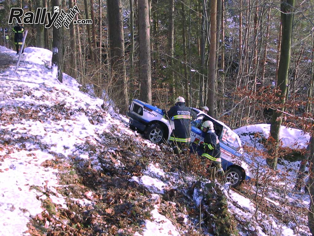 Havárie na Jänner rally 2008