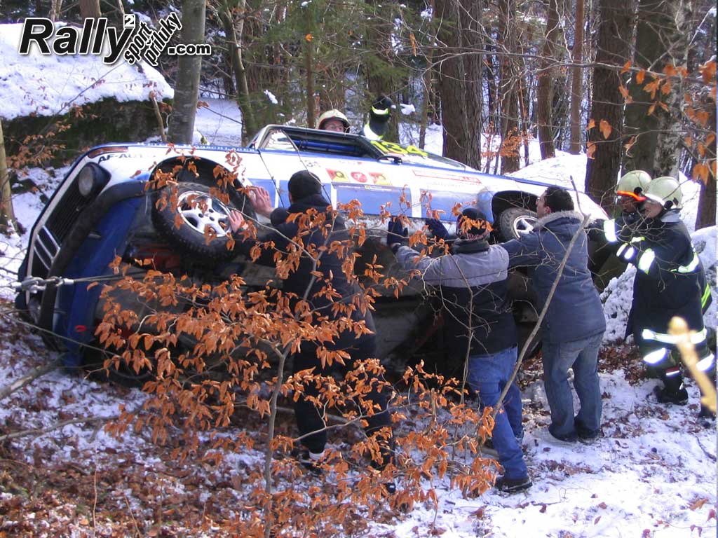 Havárie na Jänner rally 2008